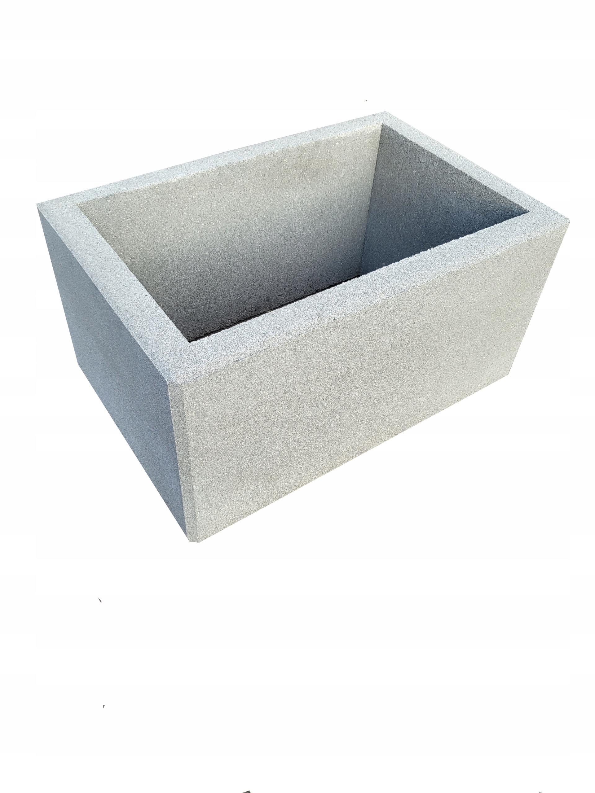 Betónové záhradné kvetináče obdĺžnikové 60x40x30 červené
